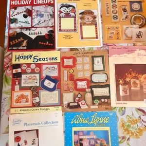 Various cross stitch booklets